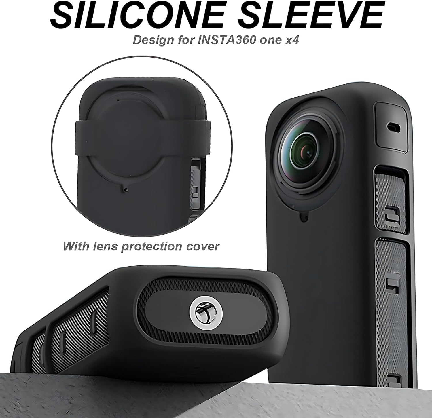 Funda Protectora De Silicona Para Insta360 X4
