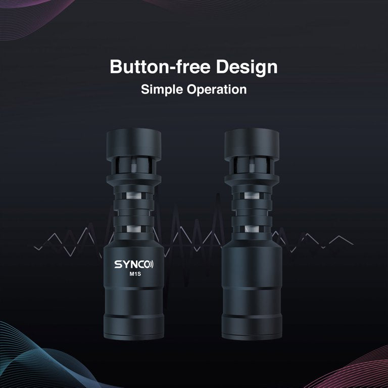 SYNCO Mic-M1S Micrófono de Condensador Cardioide DSLR