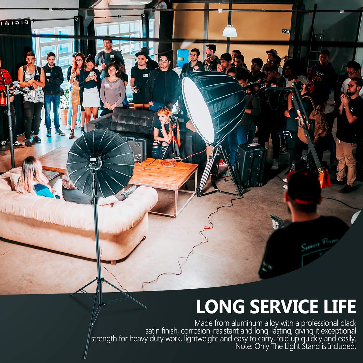 Tripode Iluminacion 2.8M Para Estudio De Fotografia