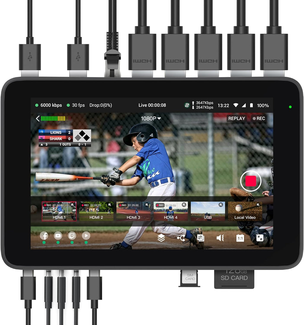 Switcher Yolobox Ultra Para Transmisión Multiplataforma