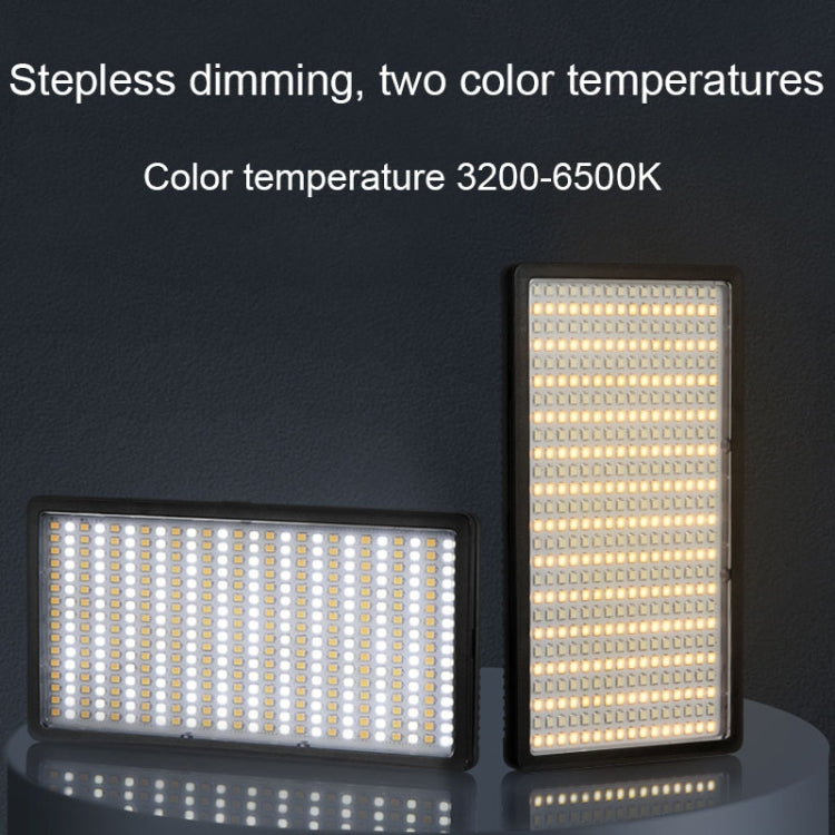 Panel De Luz Led Bicolor 32W Con Batería Y Cargador