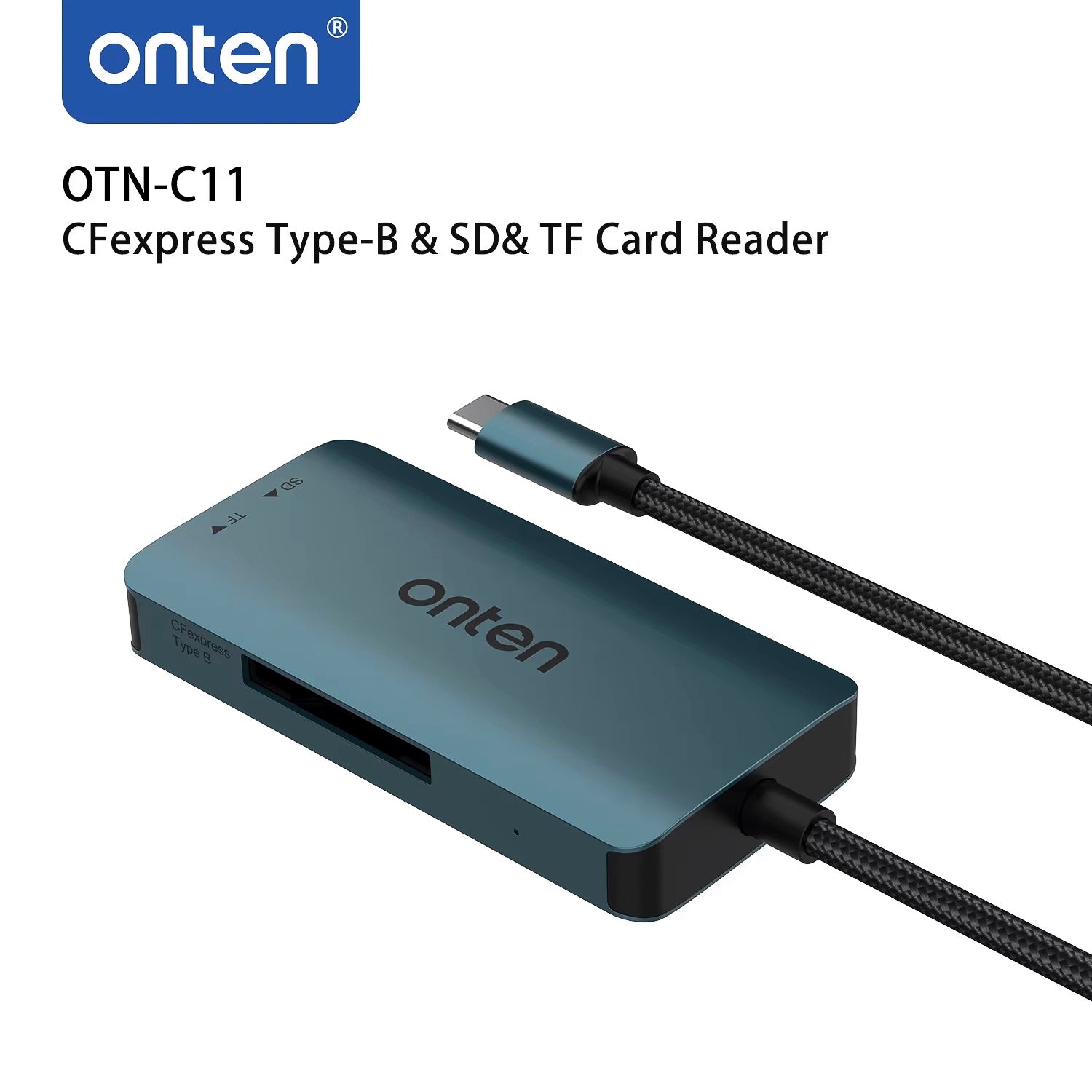 ONTEN-lector de tarjetas tipo C, CFexpress tipo B, SD y TF