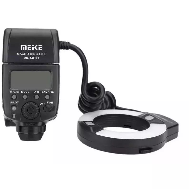Ring Flash Anular Macro Meike Mk 14ext Para Nikon y Canon