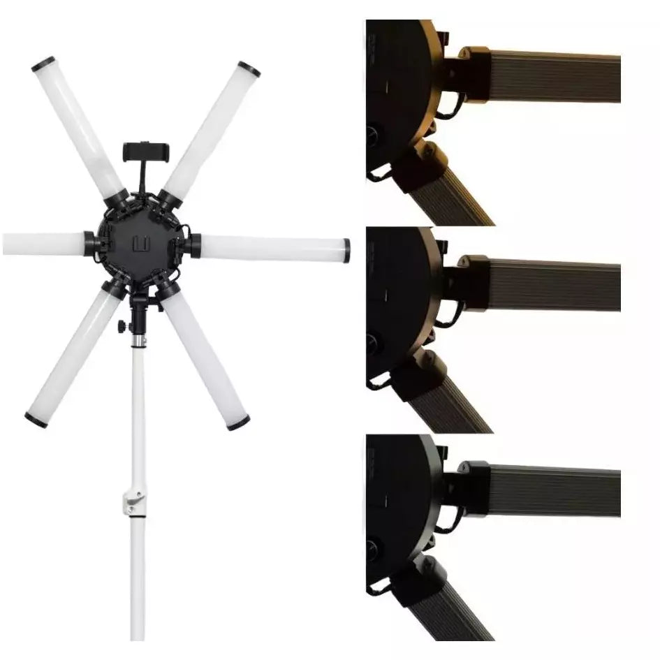 Aro De Luz Led Estrella 88cm Profesional 120w