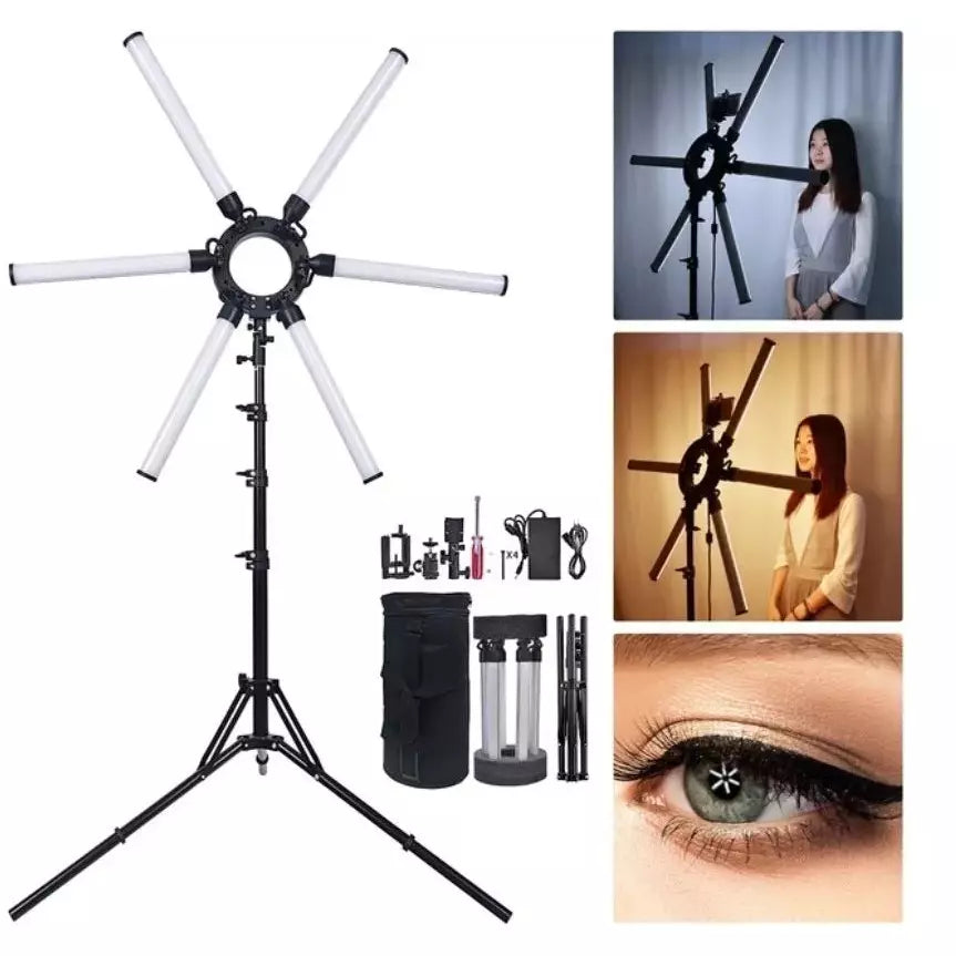 Aro De Luz Led Estrella 88cm Profesional 120w