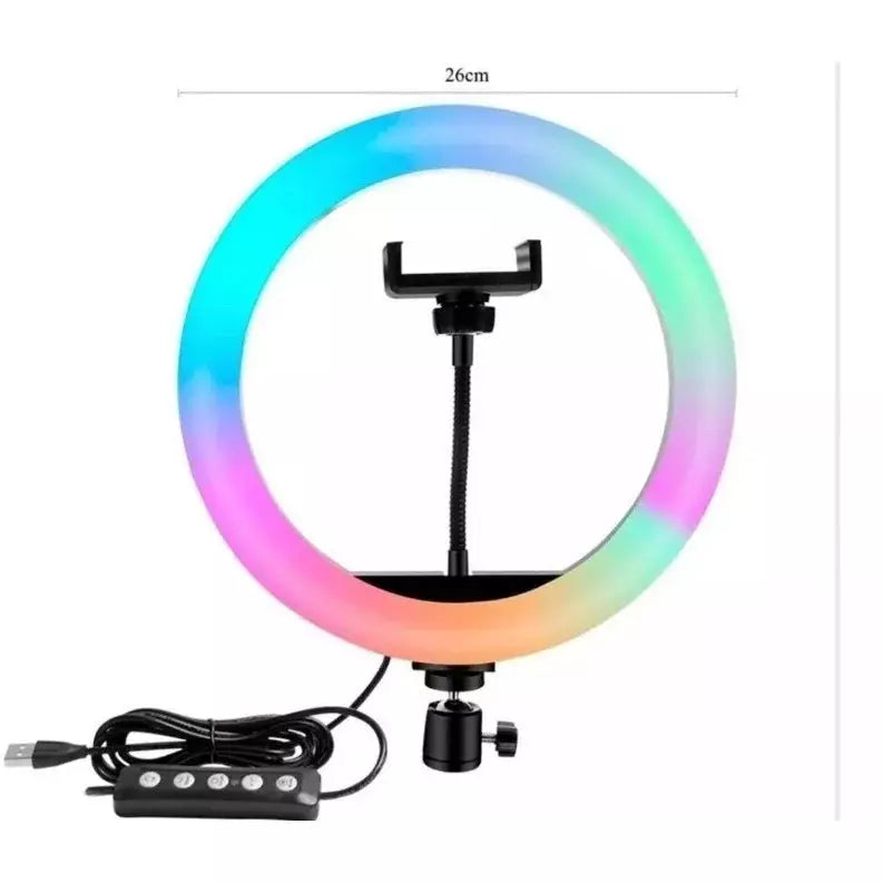 Aro De Luz Rgb 14pulgadas/ 35cm Profesional + Tripode 2m