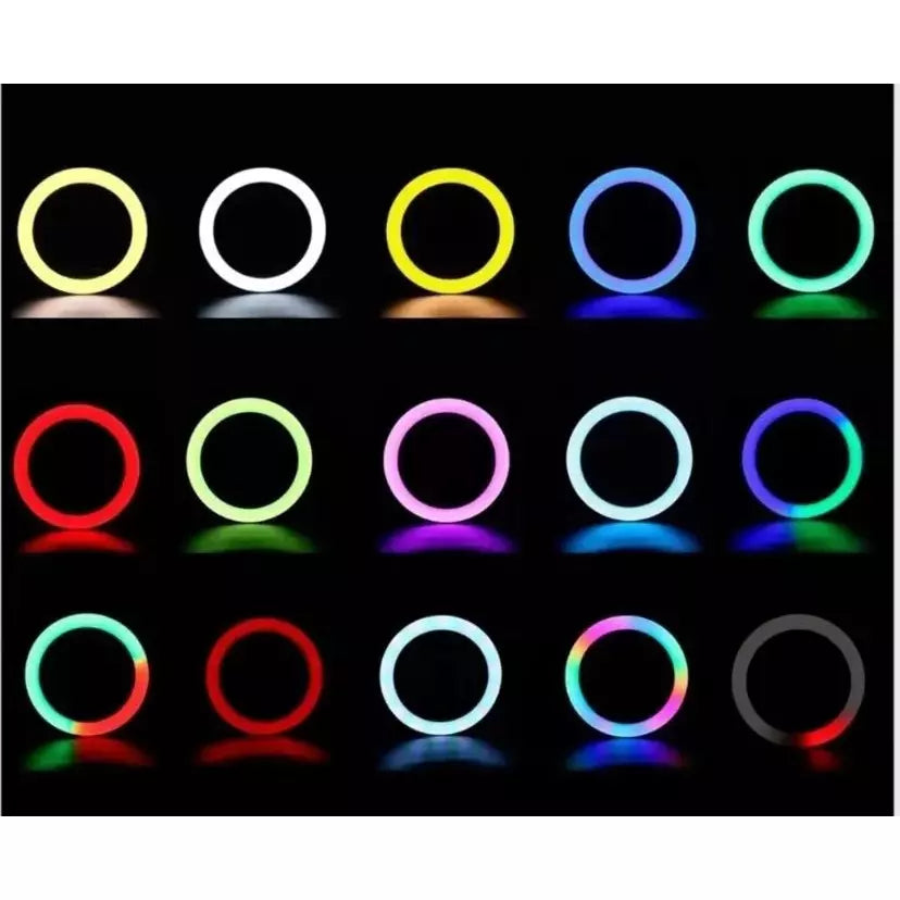 Aro De Luz Rgb 14pulgadas/ 35cm Profesional + Tripode 2m