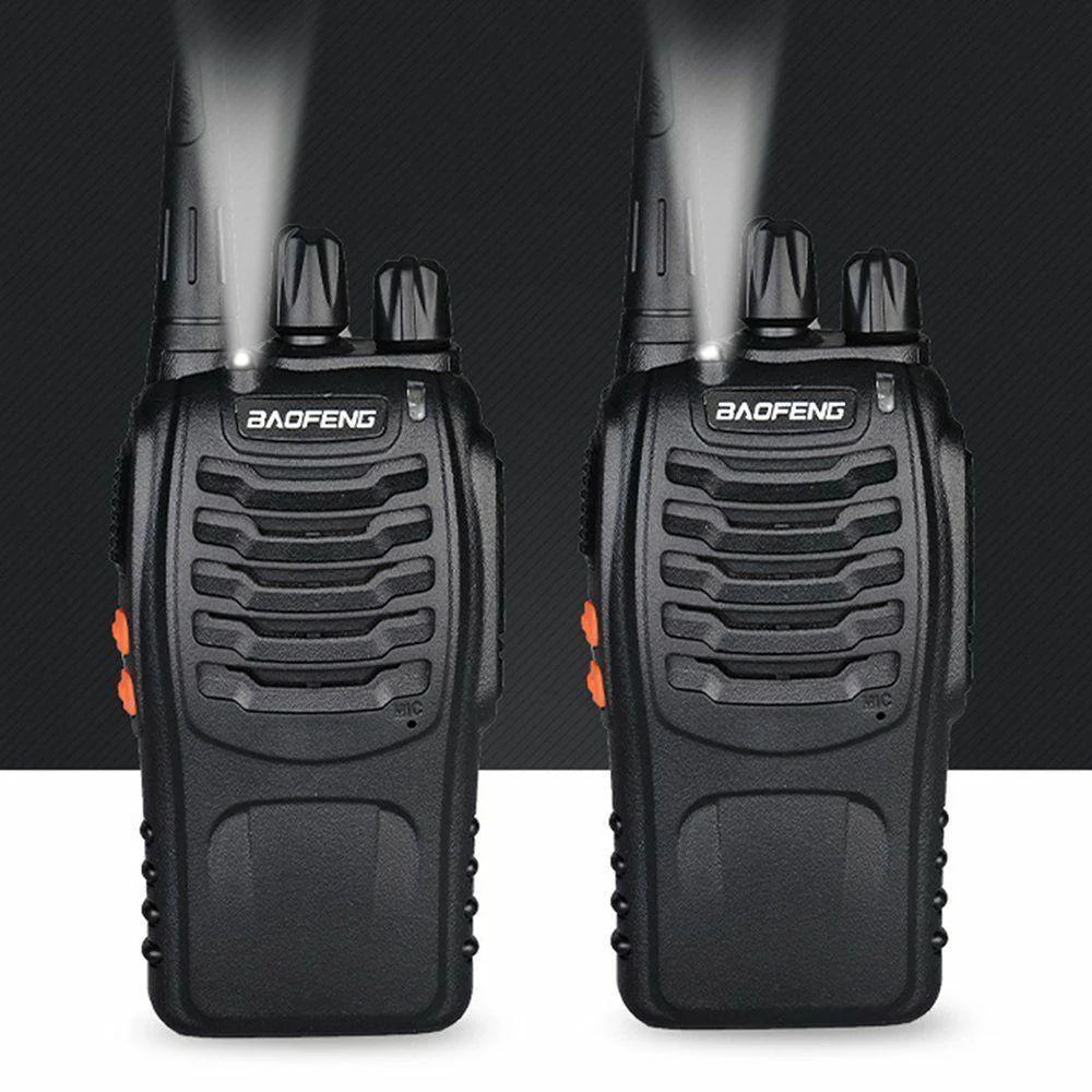 Baofeng BF-888S – Kit de 2 radios walkie talkie UHF recargables