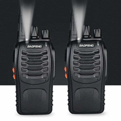 Baofeng BF-888S – Kit de 2 radios walkie talkie UHF recargables
