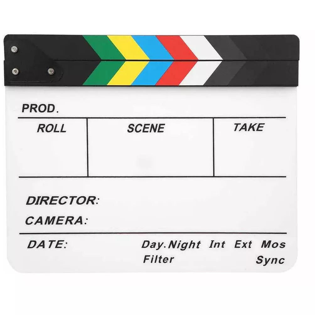 Claqueta Acrílica Para Grabación Profesional