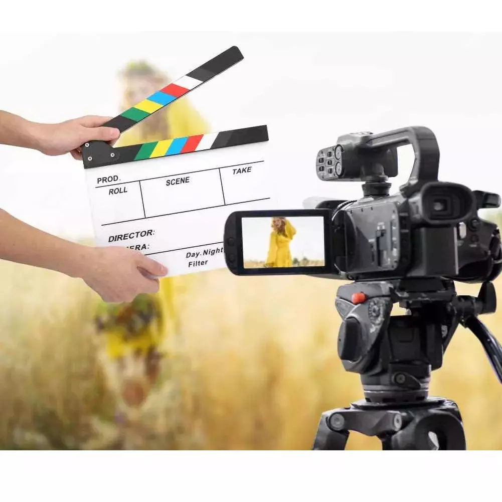 Claqueta Acrílica Para Grabación Profesional