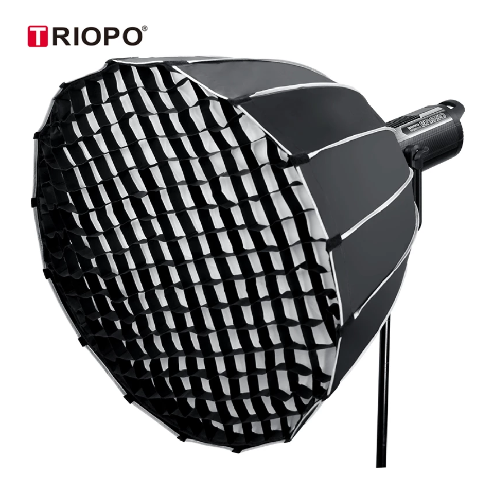Softbox Dome Light Montura Bowens Con Grid Triopo Kp2-60
