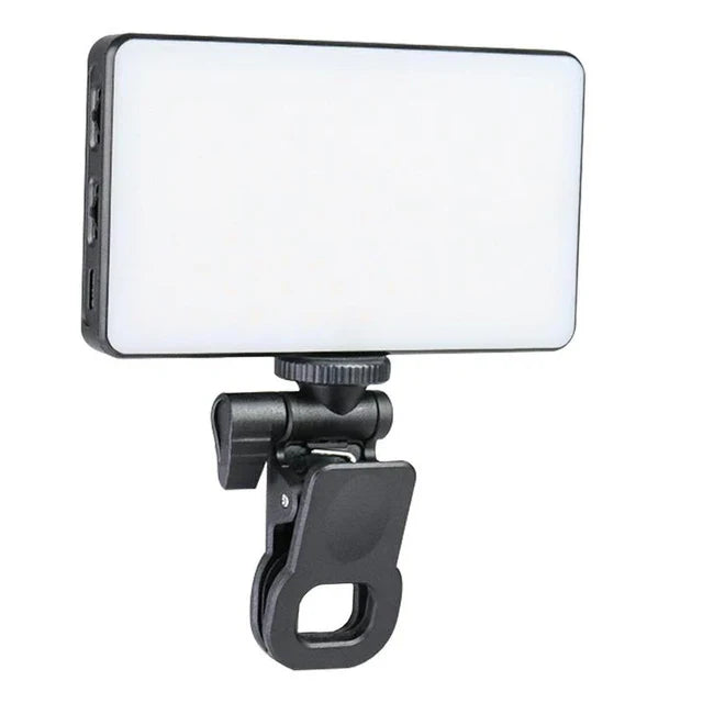 Panel Luz LED RGB Portátil Con Clip Para Celular Tablet Computador