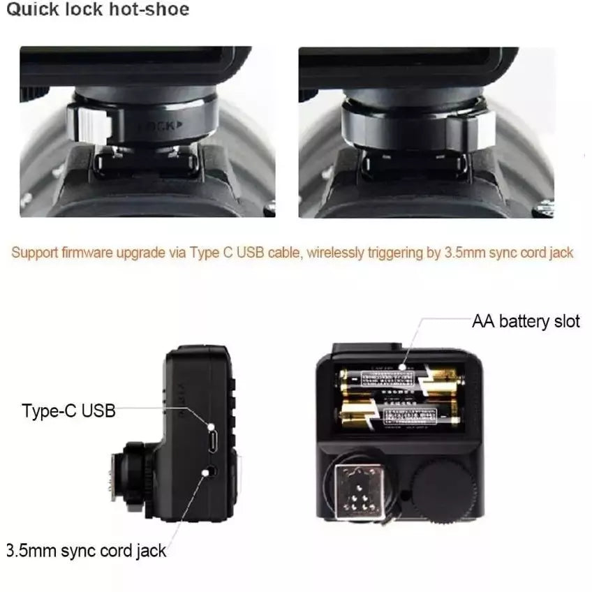 Disparador De Flash Godox X2 T Inalambrico TTL 1/8000 Nikon/Canon/Sony/Fujifilm