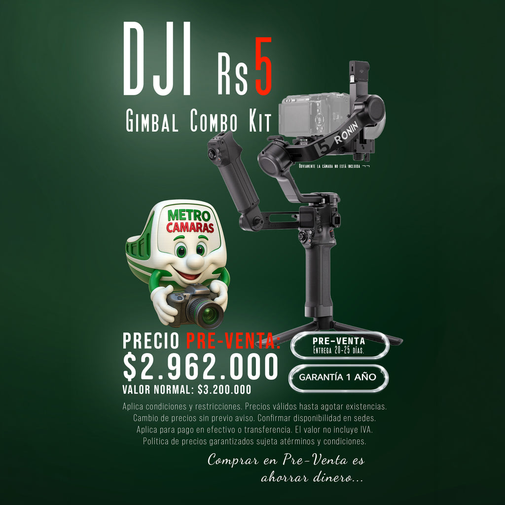 DJI RS 5 GIMBAL COMBO KIT PRE-VENTA