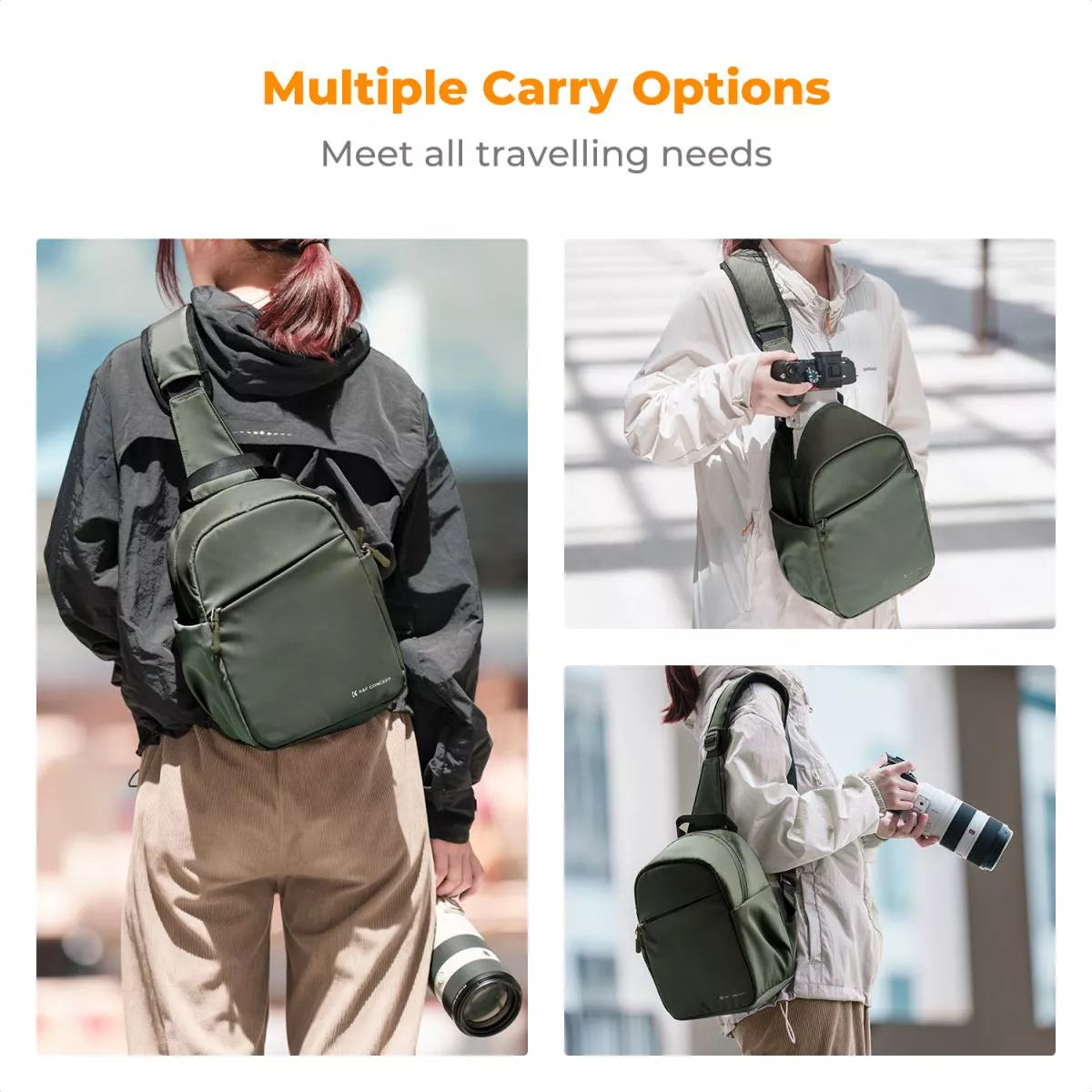 Maleta Bolso K&F Concept 5 L Impermeable Para Fotografía