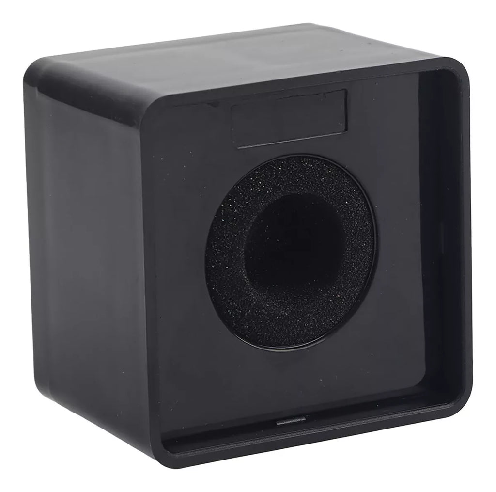 Cubo Microfono Porta Logo Cubo Microfono Negro