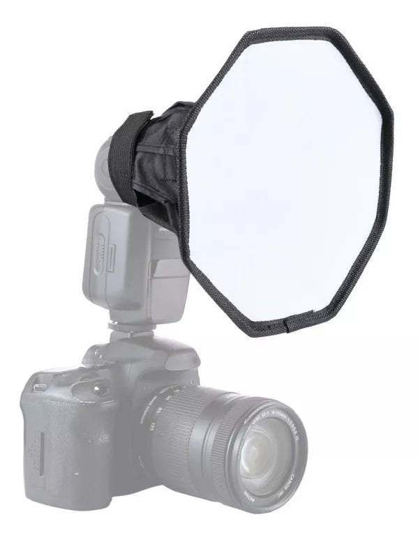 Difusor Para Flash Softbox Octágono Canon Nikon Sony
