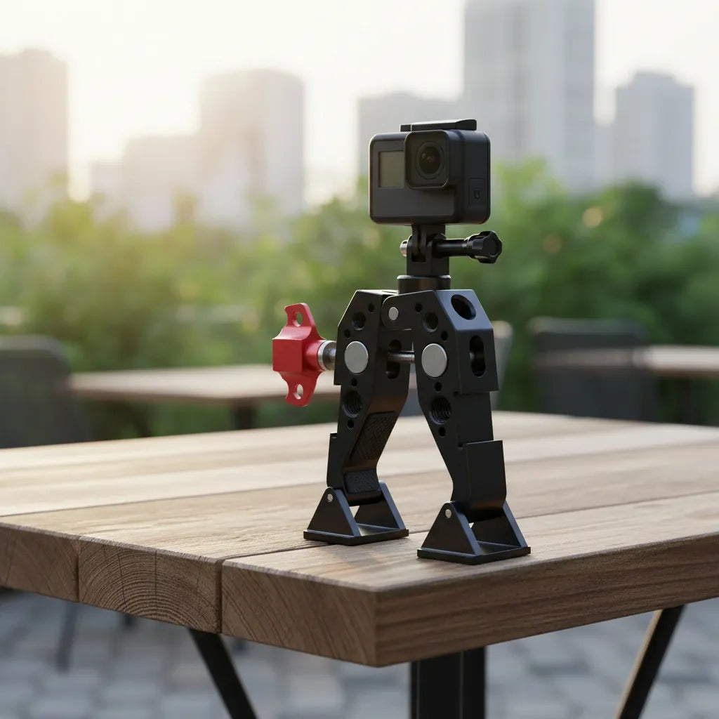 Abrazadera Doble Tipo Cangrejo Para Accesorios Fotograficos