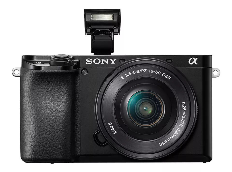 Cámara Sony Alpha a6100 Mirrorless Con Lente Zoom De 16-50mm