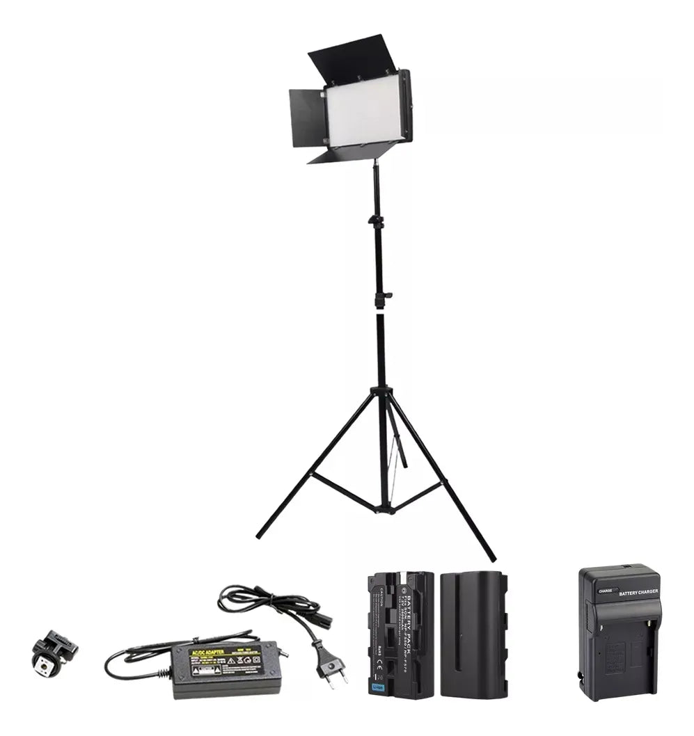 Lampara RGB Pantalla 23W 2 Baterias + Cargador Led600RGB