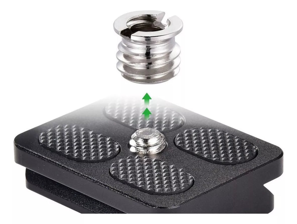 Adaptador De Rosca Tornillo De 1/4 A 3/8 Tripode Cabeza