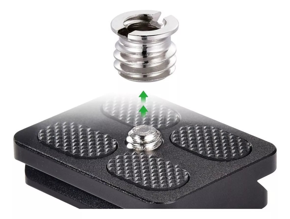 Adaptador De Rosca Tornillo De 1/4 A 3/8 Tripode Cabeza
