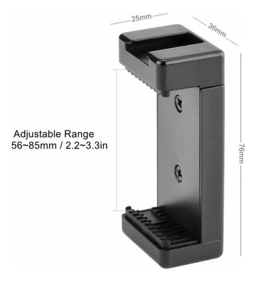 Adaptador Soporte De Celular Para Trípode Con Zapata