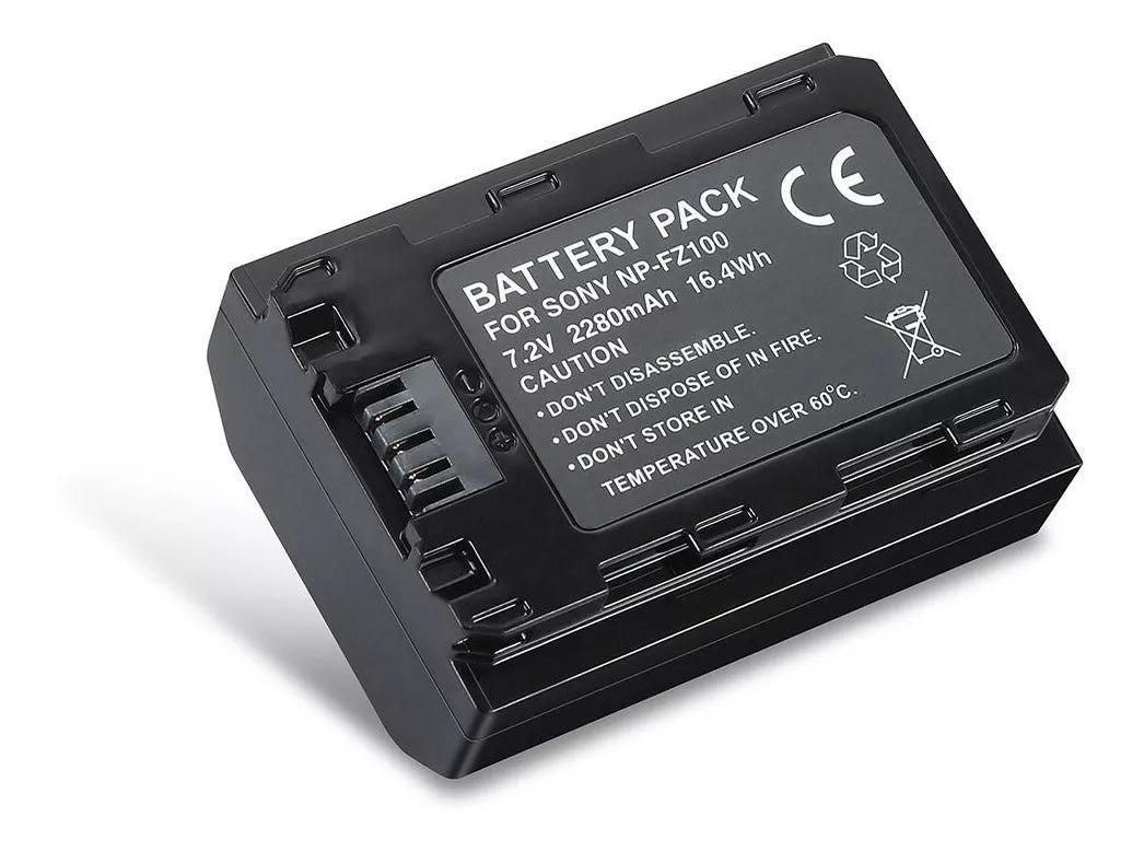 Bateria NP-FZ100 Para Camaras Sony A1- A9- A9 II- A7R III- A7R IV- A7R V- A7S III- A7 III- A7 IV A- A7C- VGC3EM- VGC4EM