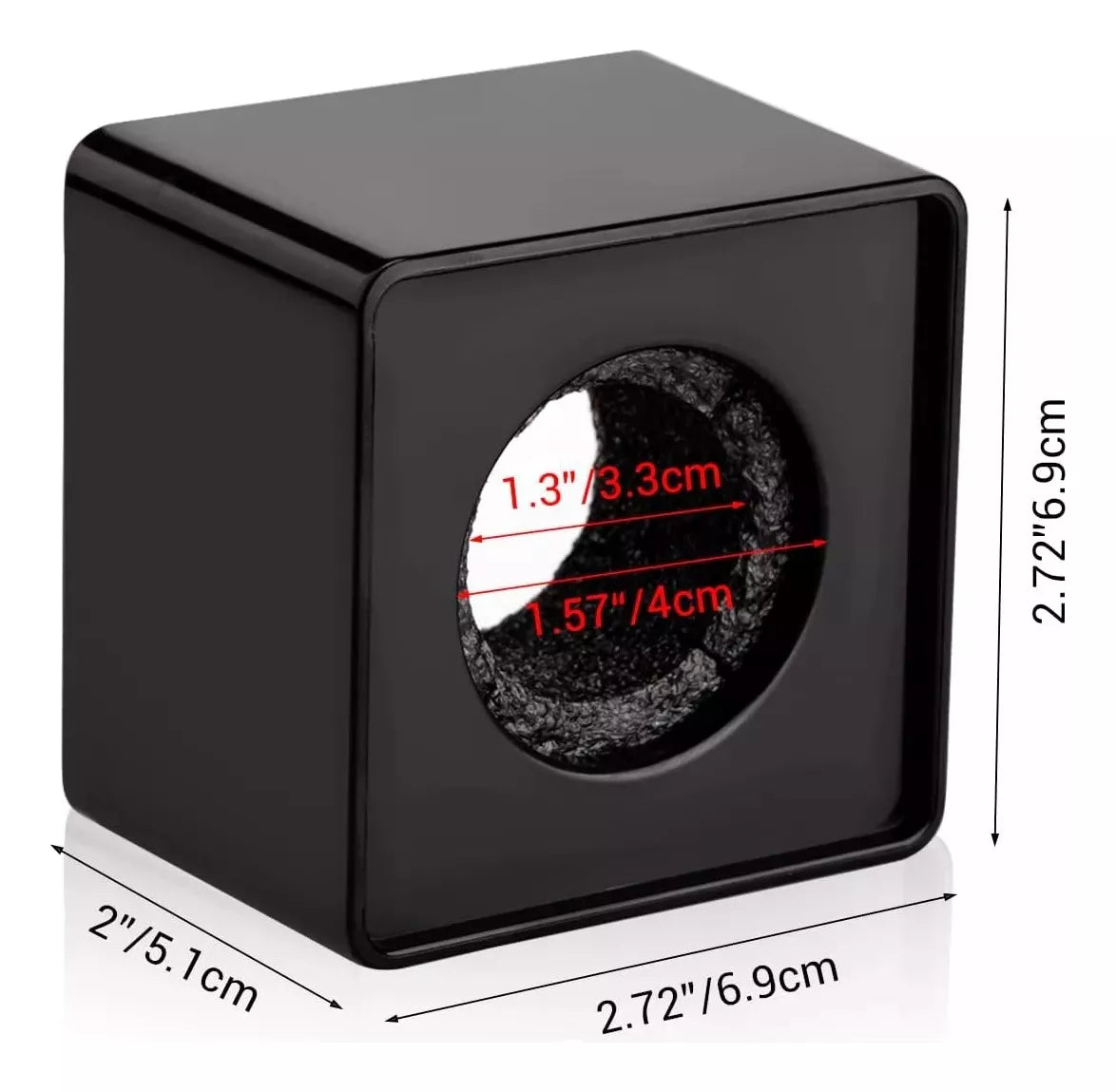 Cubo Microfono Porta Logo Cubo Microfono Negro