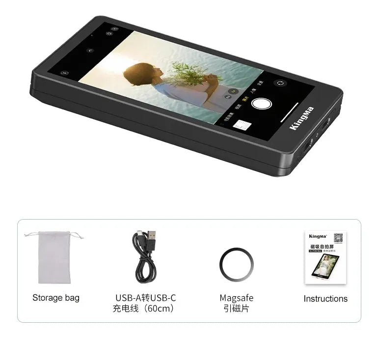 Pantalla Magnética Monitor Selfie Kigma VLPH02 MAX Para iOS y Android