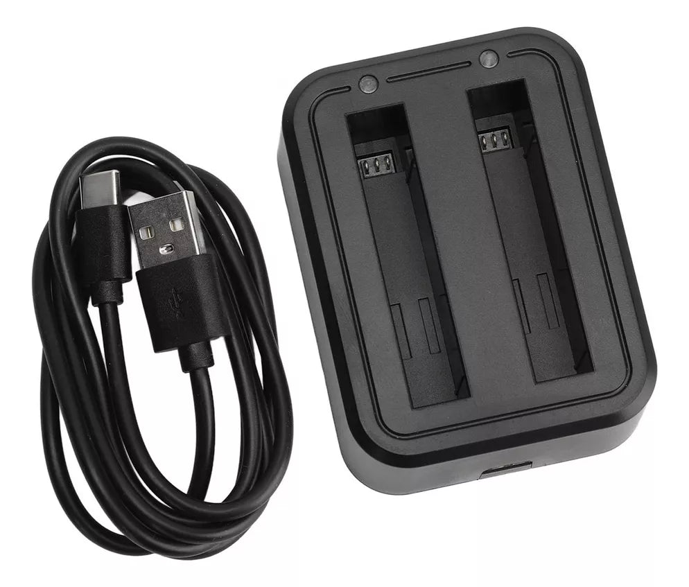 Cargador Usb Dual Para Batería De Insta360 X3