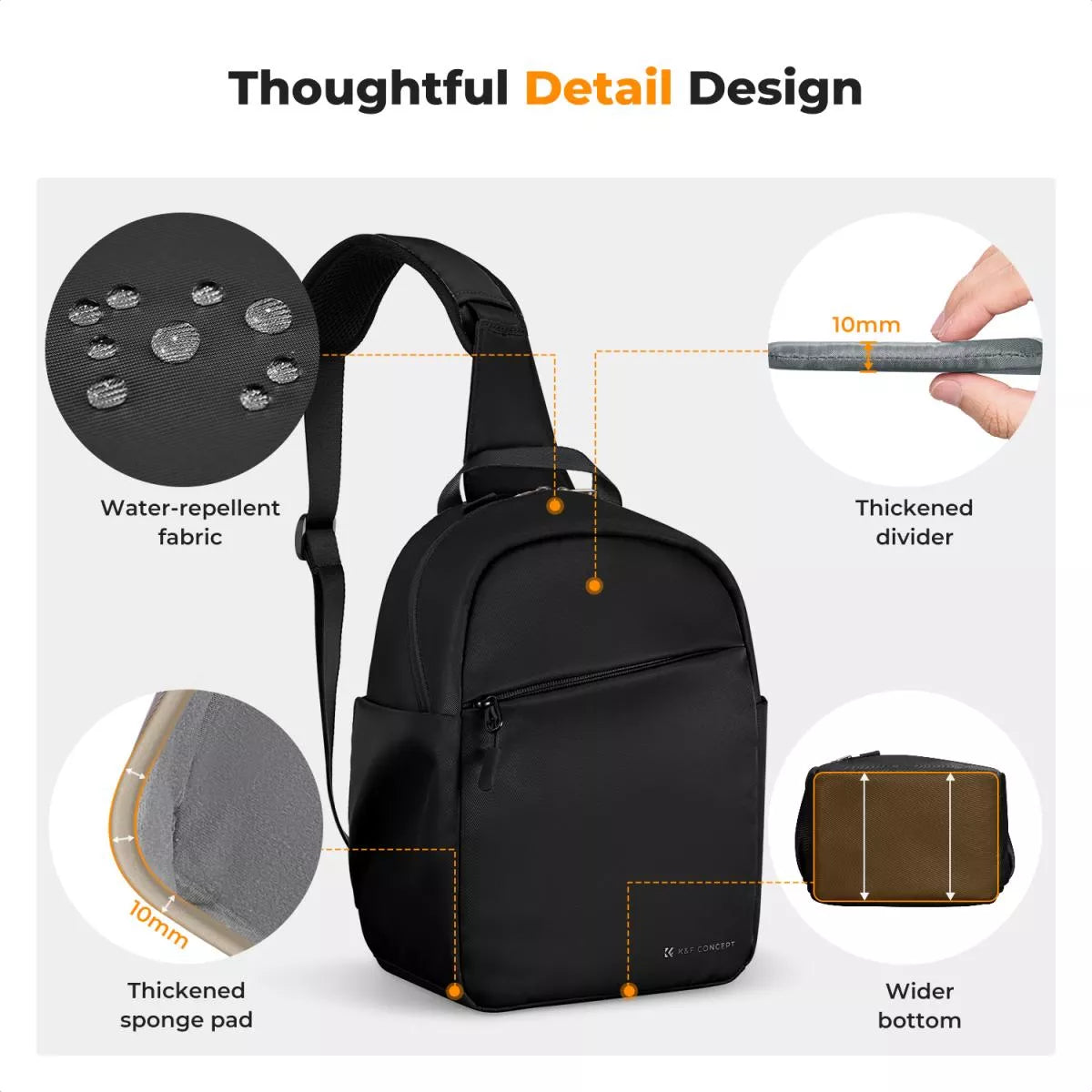 Maleta Bolso K&F Concept 5 L Impermeable Para Fotografía