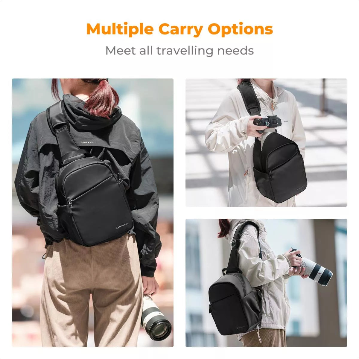 Maleta Bolso K&F Concept 5 L Impermeable Para Fotografía
