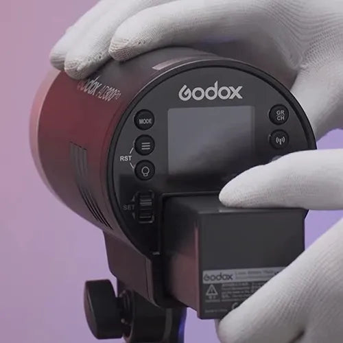 Bateria Para Flash Godox De Ion Litio Wb300p