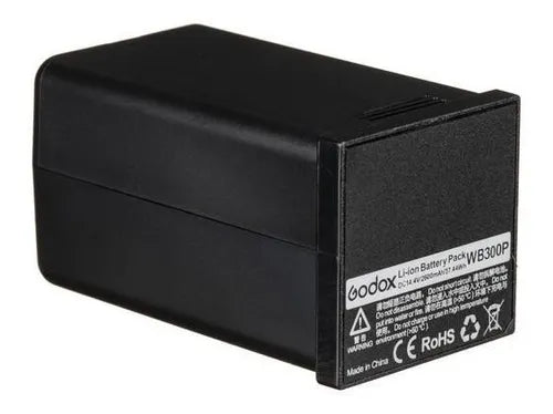 Bateria Para Flash Godox De Ion Litio Wb300p