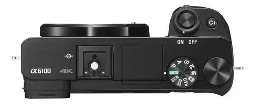 Cámara Sony Alpha a6100 Mirrorless Con Lente Zoom De 16-50mm