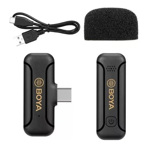 Micrófono Inalámbrico Boya Para Tipo C Plug Play