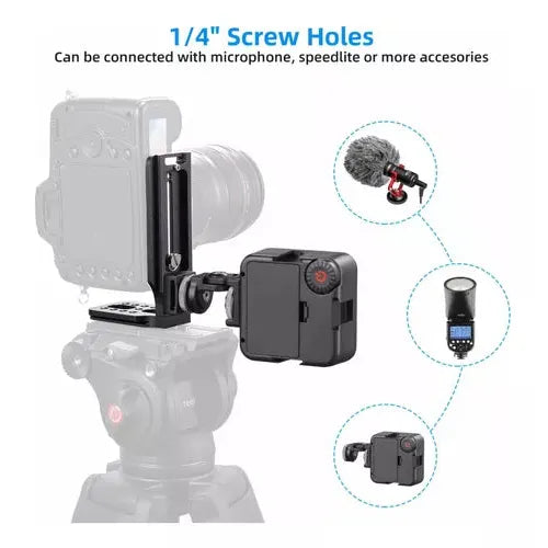 Placa Soporte En L Para Montaje Dlsr en Estabilizador