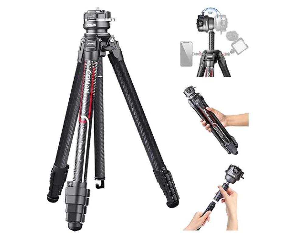 Tripode En Fibra De Carbono Light G-W Coman