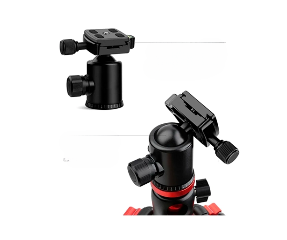 Tripode Plegable Ligero Con Cabezal Giratorio 360°