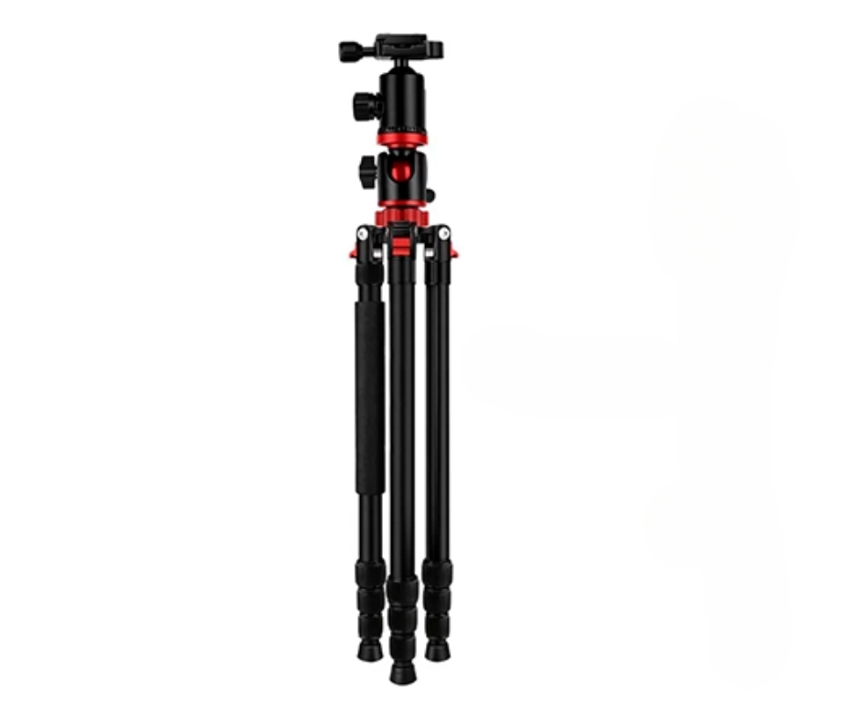 Tripode Plegable Ligero Con Cabezal Giratorio 360°