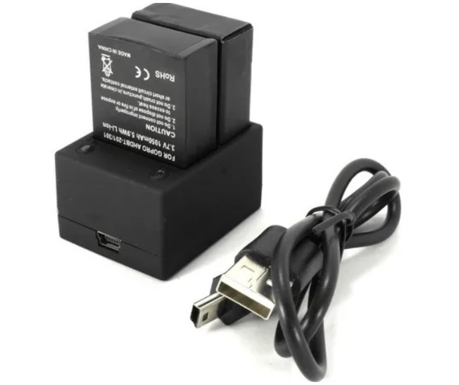 Cargador Bateria Doble Gopro Hero 3