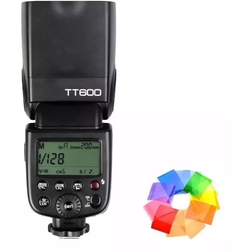 Flash Godox Tt600 (canon-nikon) + Filtros Difusores