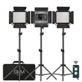GVM 560AS Set 3x Bicolor 30W Panel LED