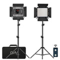 GVM 560AS Set 2x Bicolor 30W Panel LED