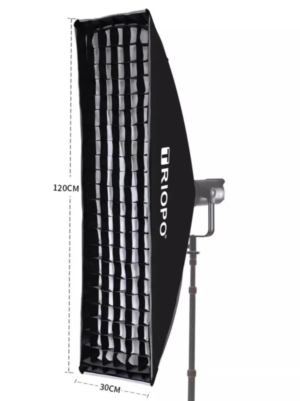 Softbox Stripbox 30x120cm Bowens Armado Rapido Triopo K3