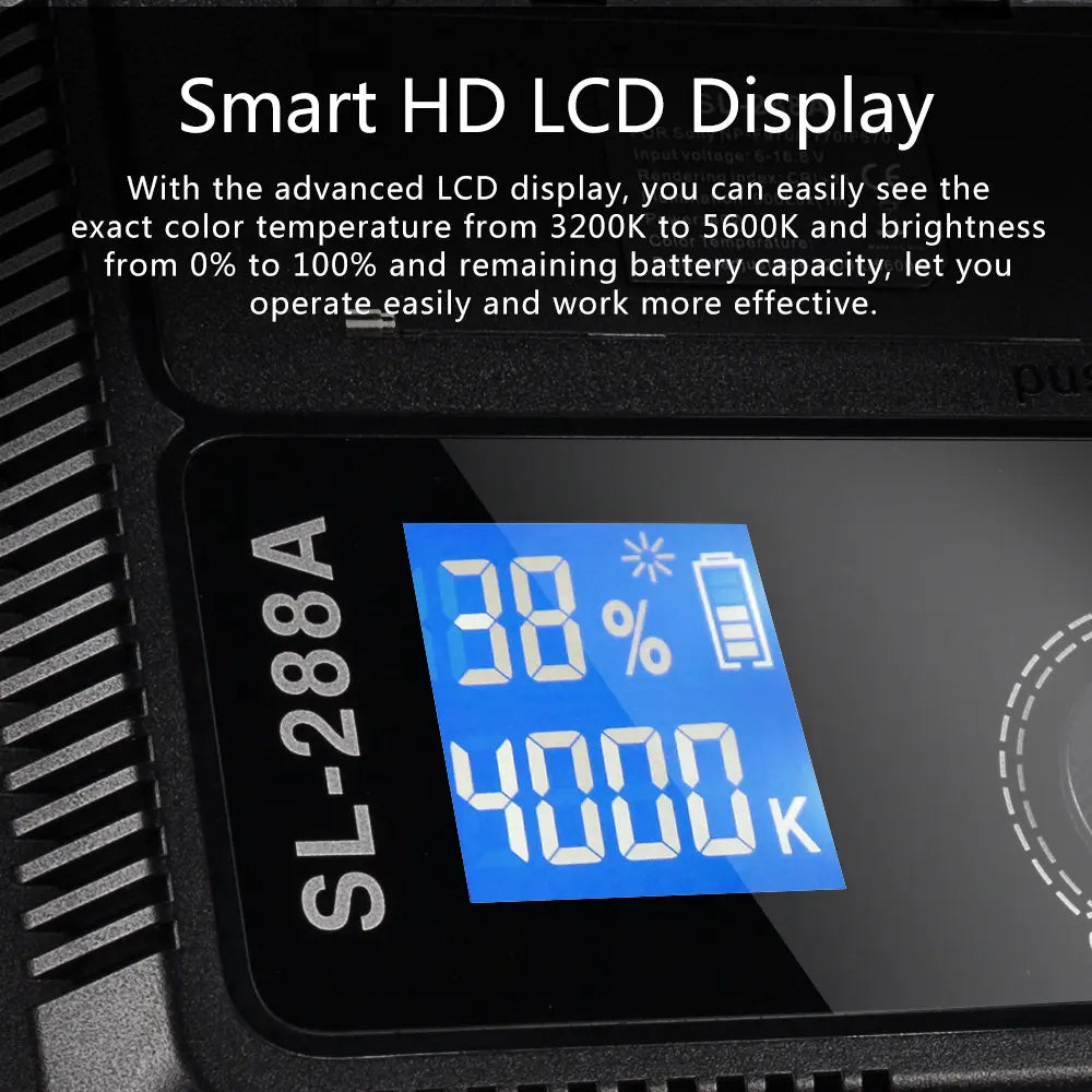 Luz Led Softlight SL-288ARC Bicolor Fotografia Video Stream