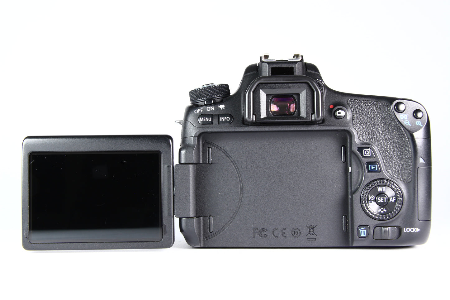 Cámara Digital CANON T6s Lente 18-55mm IS STM. Usada