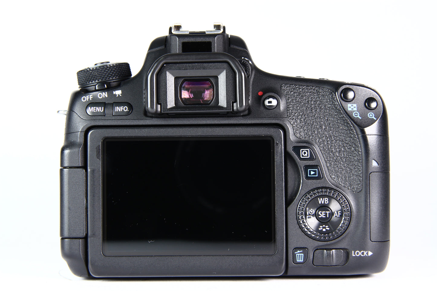 Cámara Digital CANON T6s Lente 18-55mm IS STM. Usada